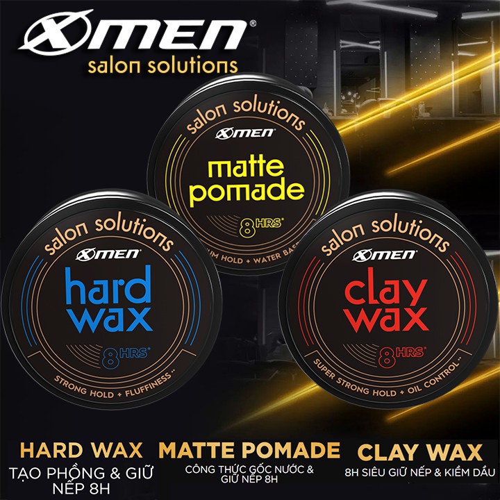 [FreeShip] Sáp đất sét Xmen Salon Solution Clay Wax/ Matte Pomade/ Hard Wax