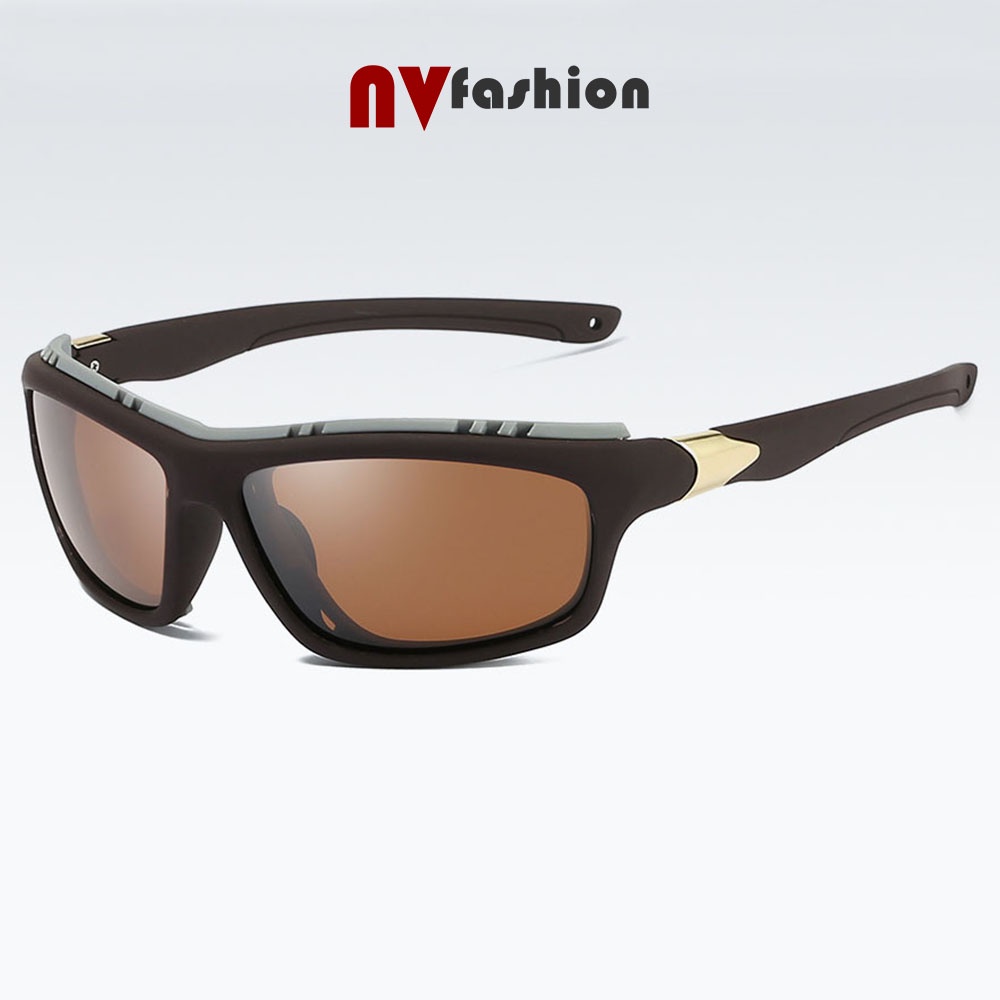 Kính mát thể thao nam nữ NVfashion A5327, tròng phân cực chống tia uv (nhiều màu)
