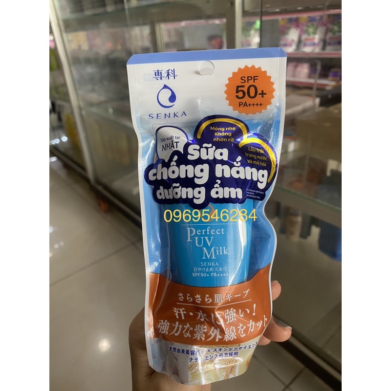 kem chống nắng dạng sữa Senka Milk 40ml