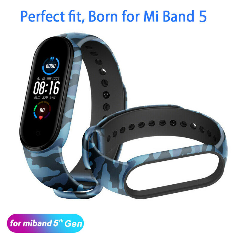 Dây Đeo Thay Thế Chất Liệu Silicon Màu Trơn Cho Xiaomi Mi Band 5