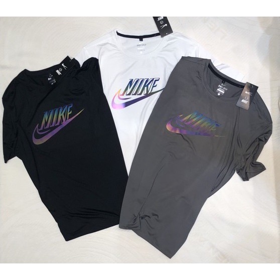 Áo thun thể thao nam big size VNXK - Trắng - Logo phản quang