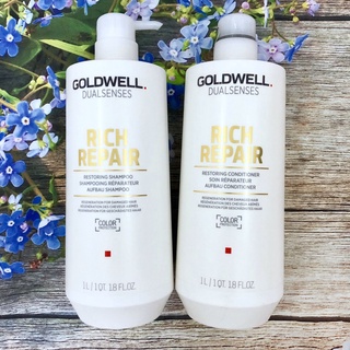 CẶP DẦU GỘI XẢ CAO CẤP GOLDWELL RICH REPAIR 1000ml