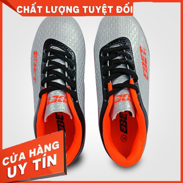 [TẶNG TẤT]Giày bóng đá sân cỏ nhân tạo EBETE Eb6302 ( ghi)