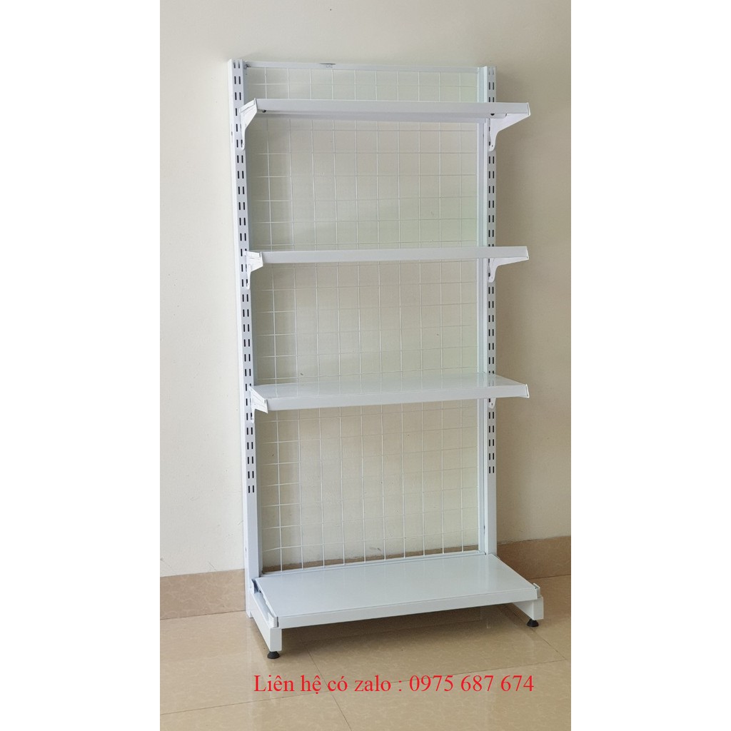 Kệ Để Đồ Đa Năng  Sơn trắng tĩnh điện 3 lớp an toàn, Giá để đồ nặng nhà bếp Dài 70cm, rộng 40cm, cao 150cm gồm 4 tầng