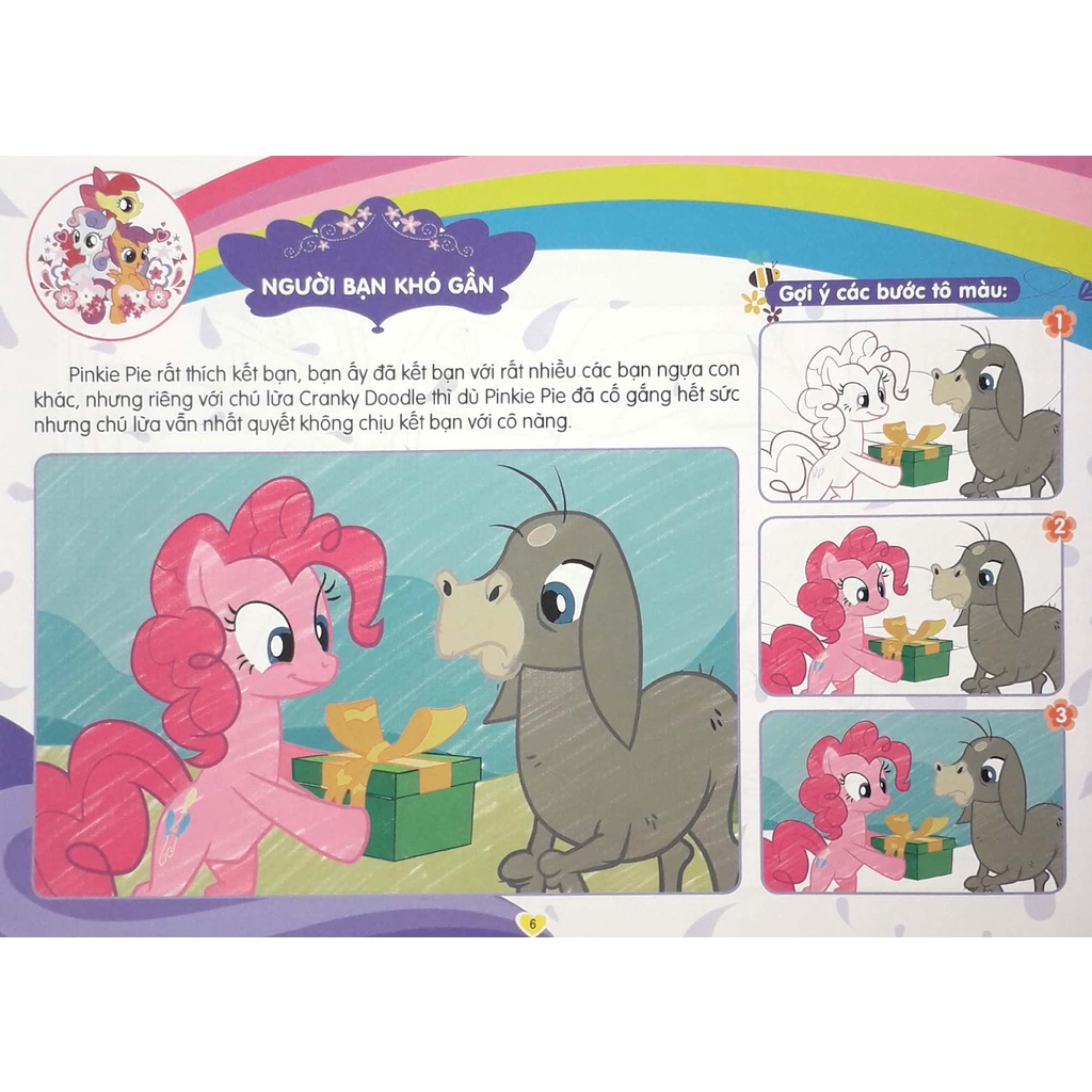 Sách My Little Pony - Tô Màu Sáng Tạo 4Q: Tình Bạn Trong Sáng