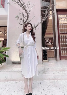 🎀ĐẦM SOMI XÔ( kèm dây thắt eo ạ)#160k