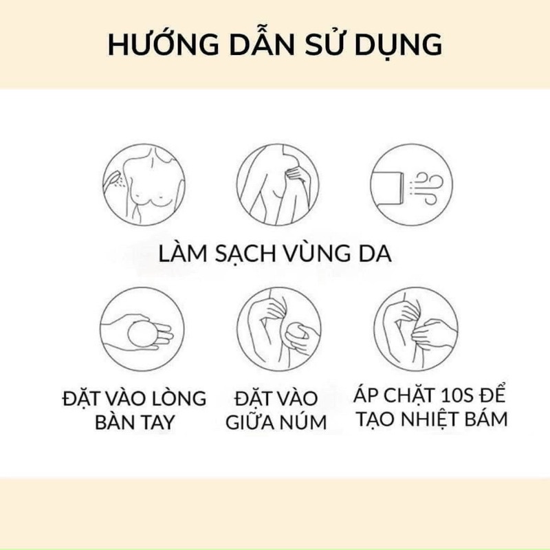 Miếng dán ngực silicon nhiệt tự thân EBLIN dán ti siêu mỏng ôm khít -Kho Sỉ Mai Xuân