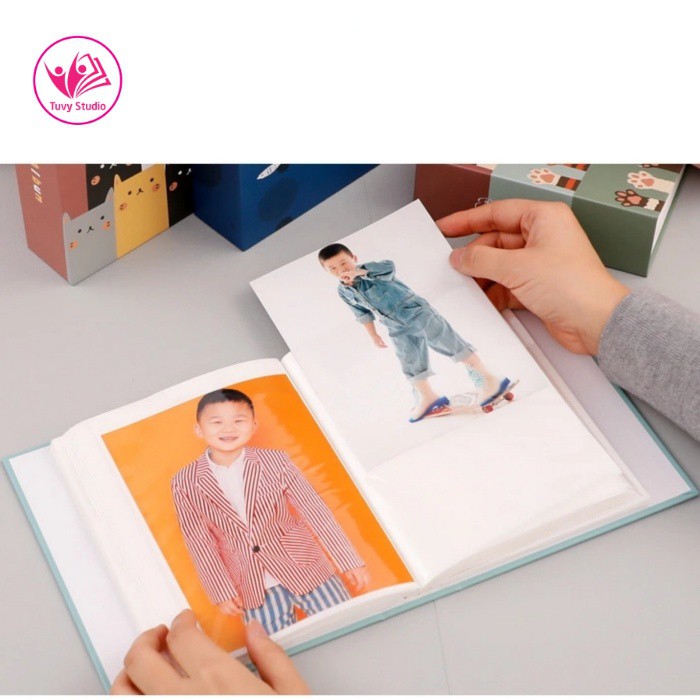 Album ảnh 13x18 đựng 100 ảnh bìa giấy cứng nhiều mẫu bìa mới siêu cute sẵn hàng tại Tú Vy Studio