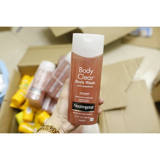 Sữa tắm mụn Neutrogena Body Clear Body Wash Pink Grapefruit.