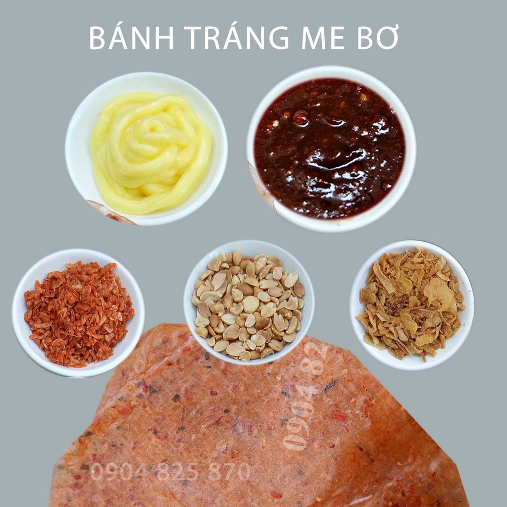 COMBO 12 BỊCH BÁNH TRÁNG ME BƠ tự phân