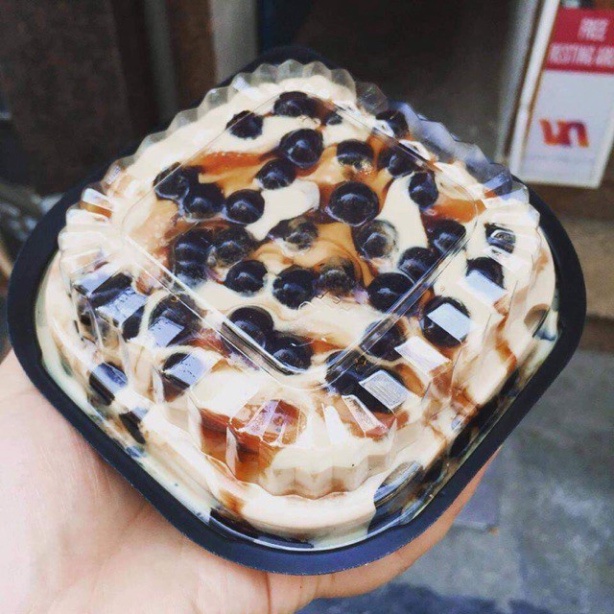 hộp đựng bánh kem [FREESHIP] combo 100 hộp vuông bánh kem nhựa pet đế đen