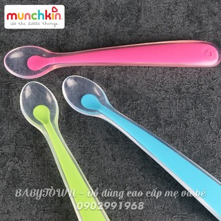 Bộ 2 thìa - muỗng silicone Munchkin/Emma kids - Chính Hãng