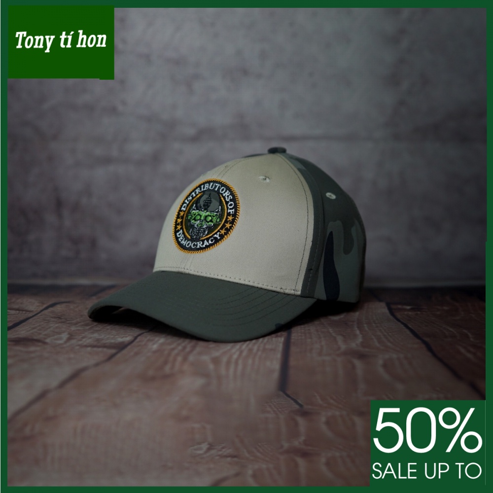 Tony tí hon_ tặng quà khi mua_ Mũ/nón kết lưỡi trai thời trang nam nữ Distributors rằn ri bít đuôi cao cấp