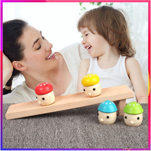 Đồ chơi gỗ trượt kích thích tư duy sáng tạo cho trẻ