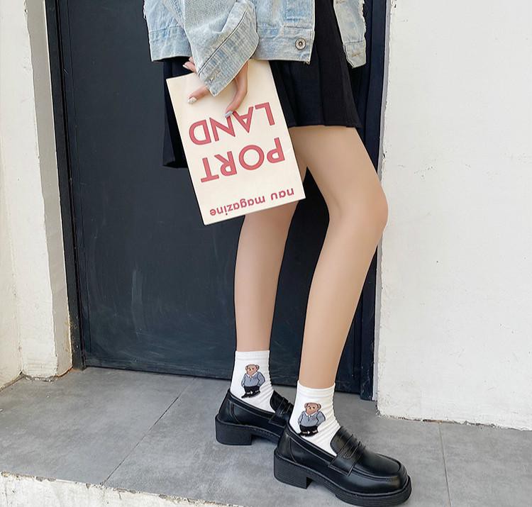 [ Mã 66CBSALE giảm 30K đơn 200K] Giày Đế Dày Phong Cách Anh Quốc Đáng Yêu Dễ Thương Cho Nữ | BigBuy360 - bigbuy360.vn