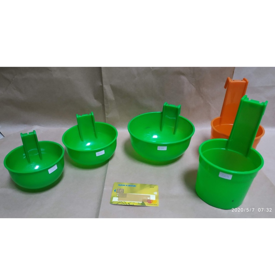 G03 - 10 cái GÁO DỪA NHỰA TRÒN DẺO chiến kê, gà tre, nòi, TIỂU, phi 11