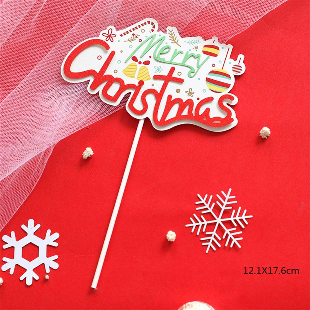 Phụ Kiện Trang Trí Bánh Kem Chữ Merry Christmas
