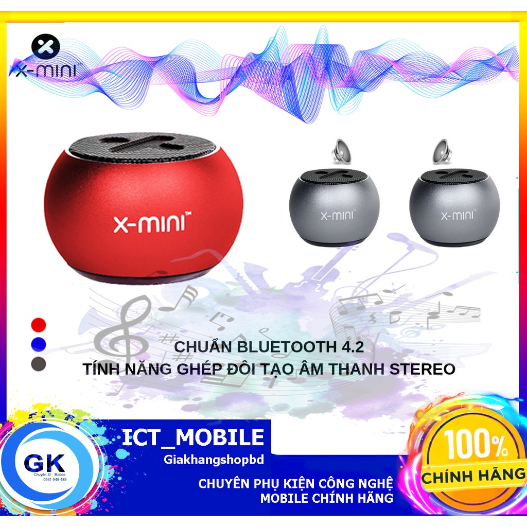 [Xã tồn kho] Loa Bluetooth X-Mini Click 2 XAM30  - Chính hãng Singapore & X-mini XOUNDBAR XAM29