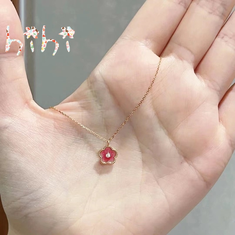 Vòng cổ Mặt Hoa Đính Đá Pha Lê Thời Trang Cho Nữ