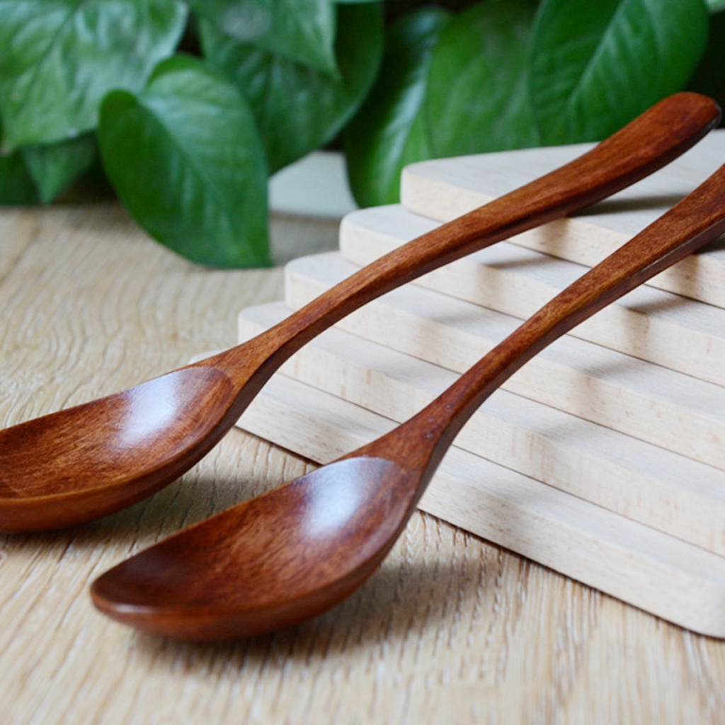 Muỗng gỗ tự nhiên thân thiện với môi trường cho bé