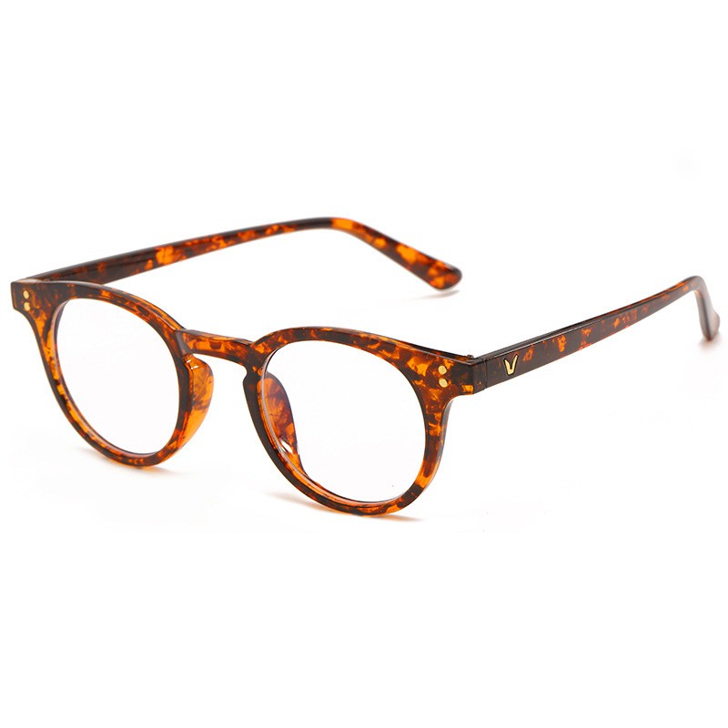 Mắt kính gọng tròn chống tia bức xạ thời trang cho nam và nữ