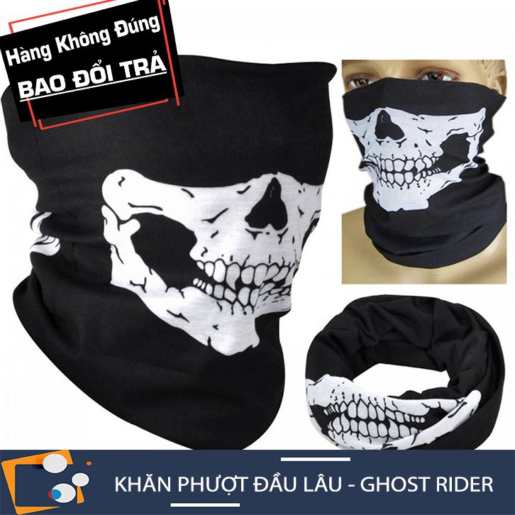 Khăn Đa Năng Đi Phượt | Ghost Edition bán nốt nghỉ