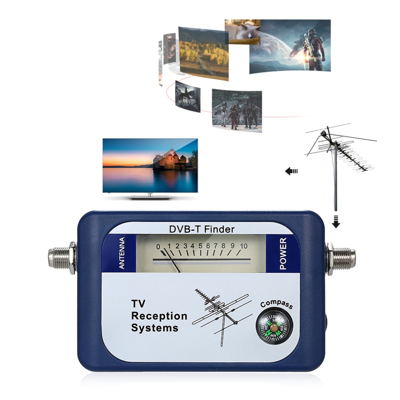 Máy Dò Tín Hiệu Vệ Tinh Màn Hình LCD 170~860MHz