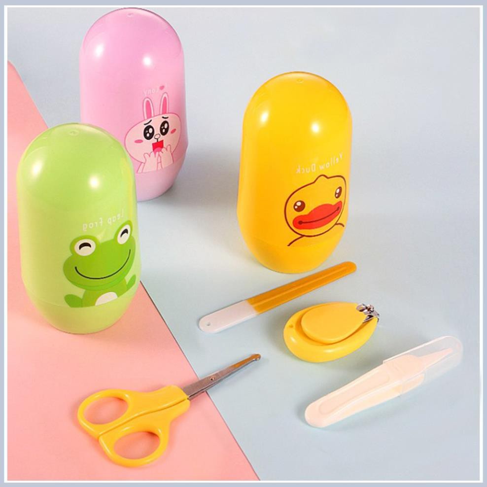 Siêu tiện ích Bộ Dụng Cụ Kềm &amp; Kéo Cắt Móng Tay Trẻ Em Nhiều Màu Hàng hot