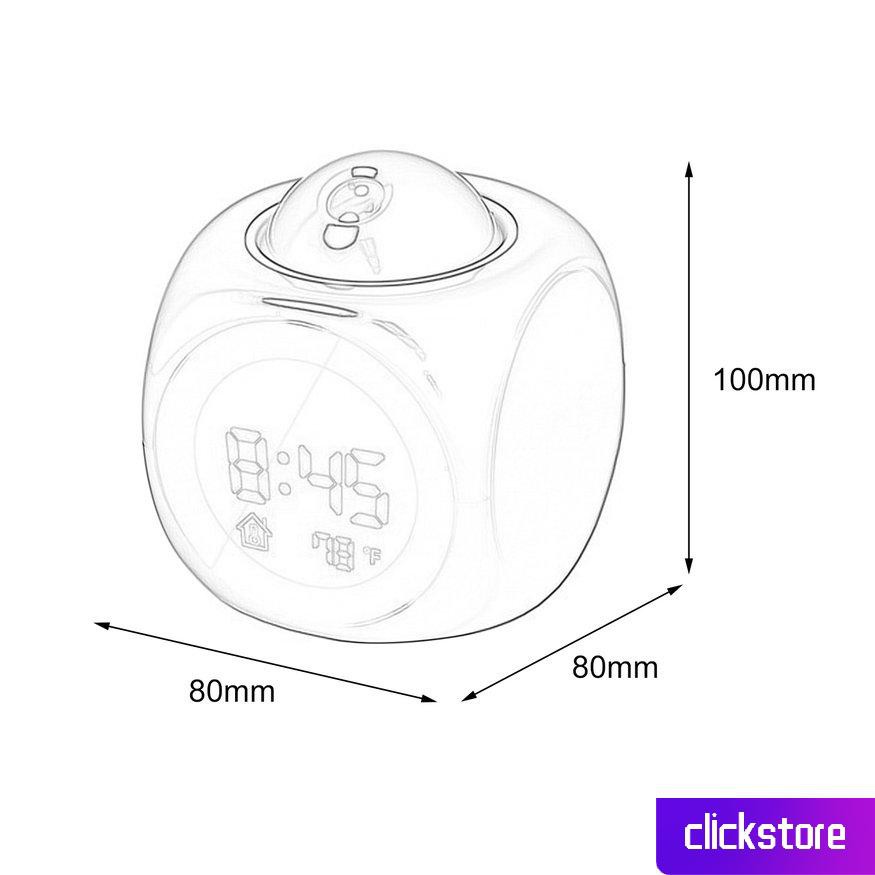 Đồng hồ báo thức điện tử màn hình lcd có thể báo nhiệt độ tiện lợi chất lượng