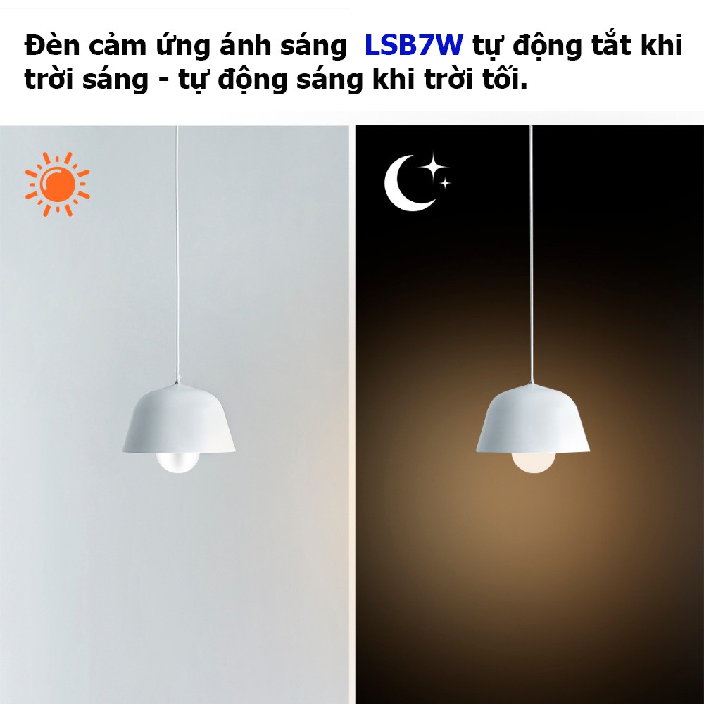 Bóng đèn cảm ứng sáng tối LSB7W