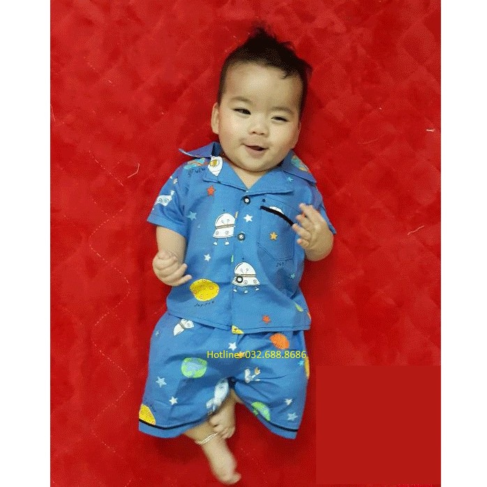 Bộ quần áo pijama AM64 cho bé trai và bé gái