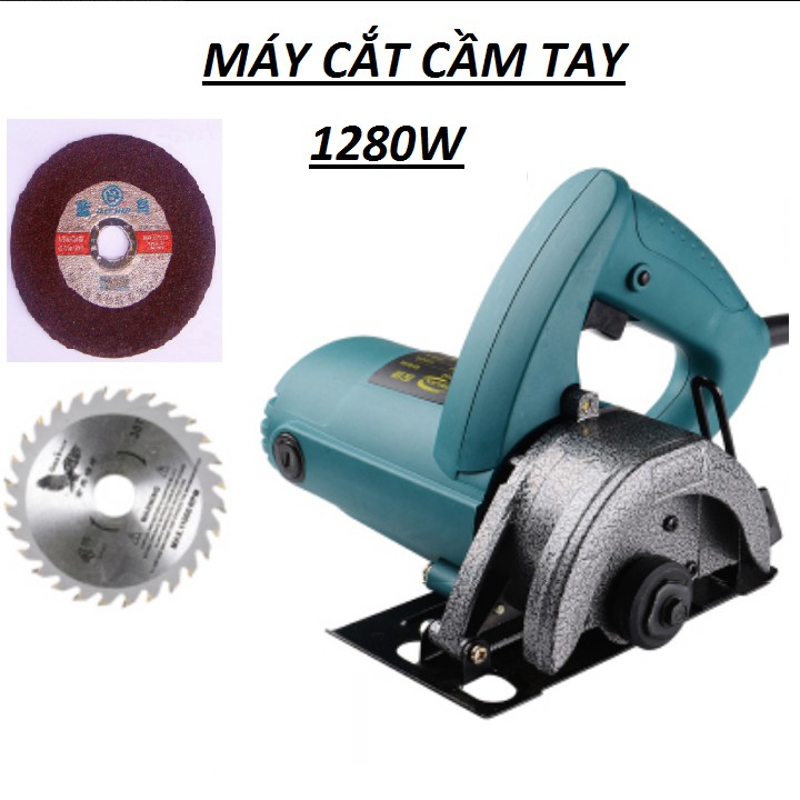 Máy cắt cầm tay công suất lớn 1200w TẶNG KÈM 2 lưỡi cắt