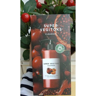 Sữa Rửa Mặt Rau Củ Quả Thải Độc Super Vegitoks Chai Lớn Vegitok 300ml