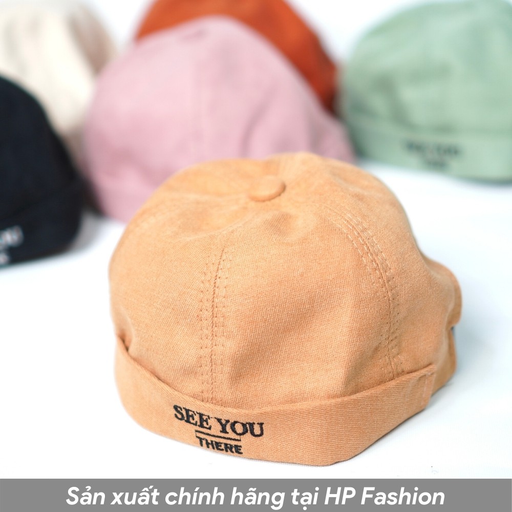 Nón Beanie vành tròn ❤️ Mũ tròn SEE YOU phong cách Retro Hàn Quốc form Unisex nam nữ N04