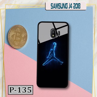 Ốp Samsung Galaxy J4 2018 - lưng kính in hình 3D