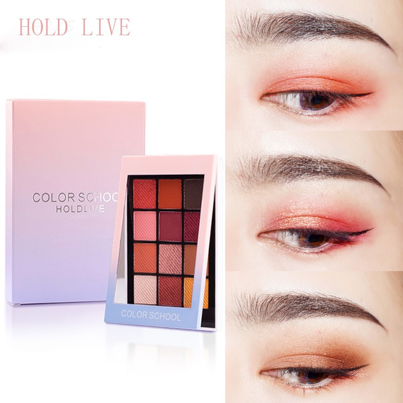 Bảng Phấn Mắt 12 ô COLOR SCHOOL Holdlive Color Focus Charm Eyeshadow