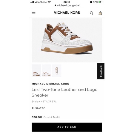 Giày Sneaker Michael Kors Chính Hãng