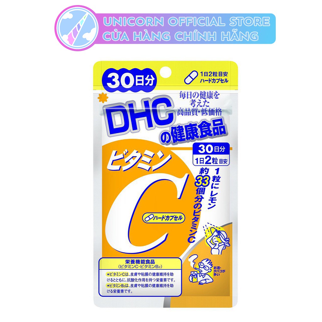 Viên Uống Tăng Sức Đề Kháng DHC Vitamin C Hard Capsule | Thế Giới Skin Care