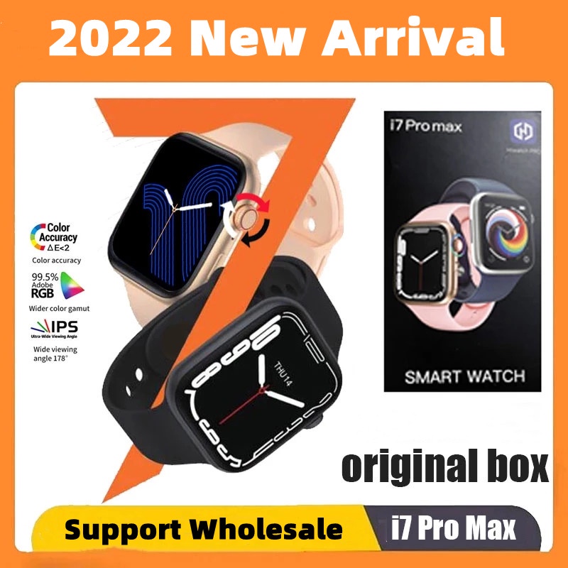 Đồng Hồ Thông Minh IWO 14 Series 2022 Theo Dõi Nhịp Tim/Huyết Áp I7 Pro Max Cho IOS Android