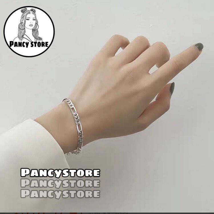 lắc tay vòng tay titan dây xích cho nam nữ Unisex cá tính