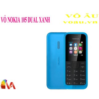 VỎ NOKIA 105 DUAL SIM MÀU XANH