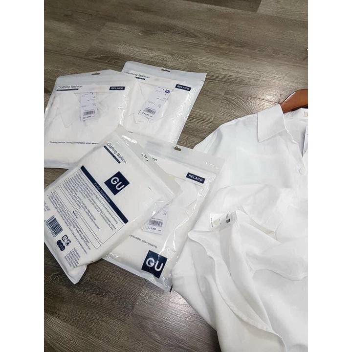 Áo Sơ Mi Trắng Tay Ngắn Gu Hàng Xuất Loại 1 Phù Hợp Cho Các Bạn Đi Làm Công Sở Đi Học | Smide Clothing