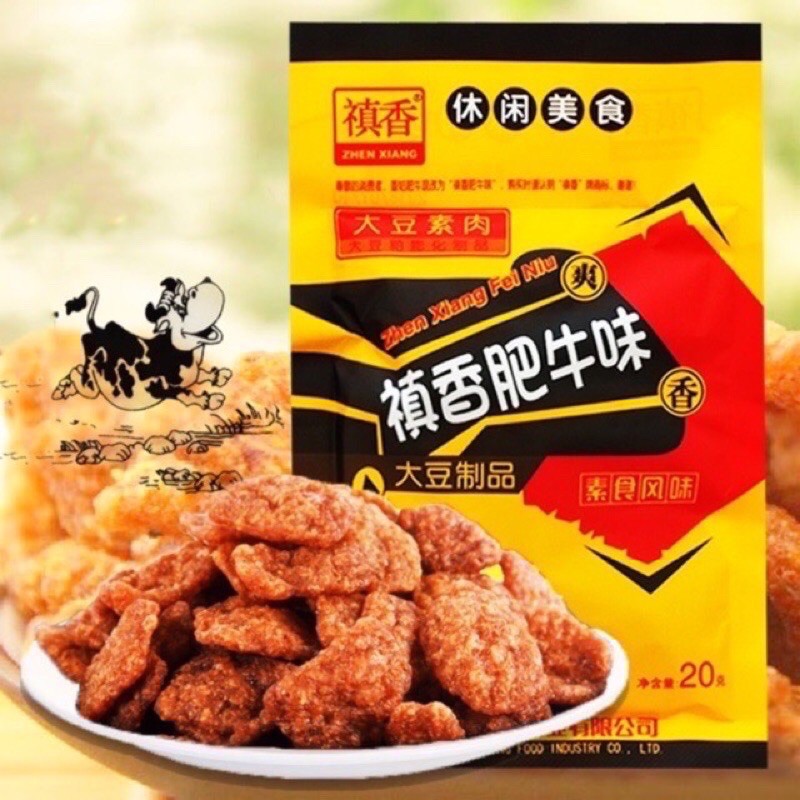 Combo 5 Gói Thịt Hổ Chay Cay Vàng 45gr Hương Vị Bò Béo Thơm