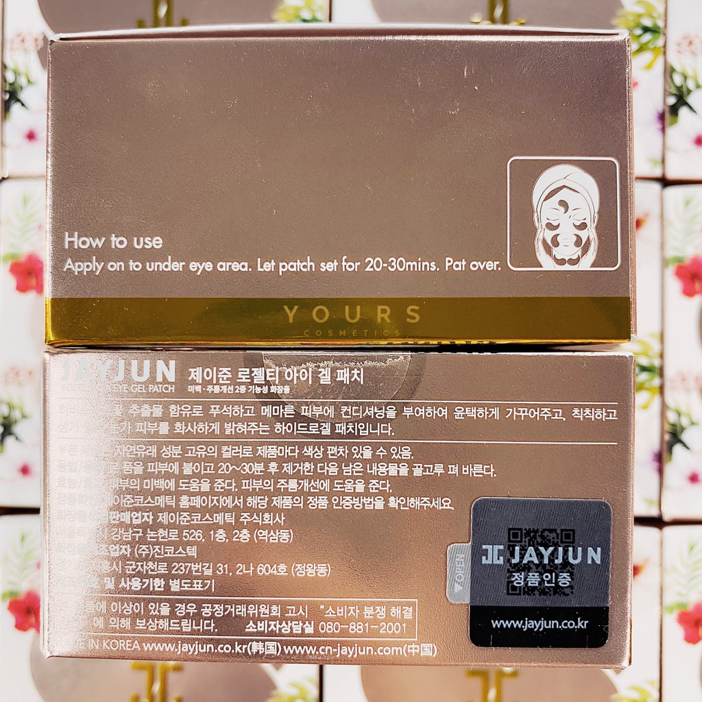 [Auth Hàn] Mặt Nạ Mắt Jayjun Trà Roselle Tea Eye Gel Patch Chống Oxi Hóa, Giảm Thâm | BigBuy360 - bigbuy360.vn