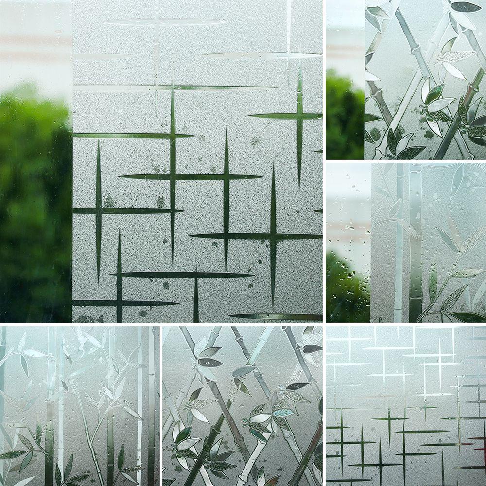 BEAUTY Tấm Phim Dán Cửa Sổ Tự Dính Chống Nhìn Trộm Tiện Dụng