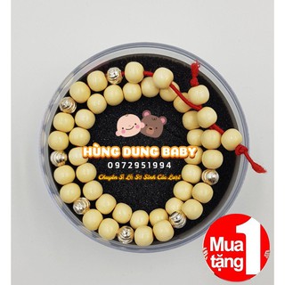 [Siêu Rẻ] Vòng Dâu Tằm 7 Bi Bạc - Tặng Ngay 1 vòng dâu tằm hạt cành