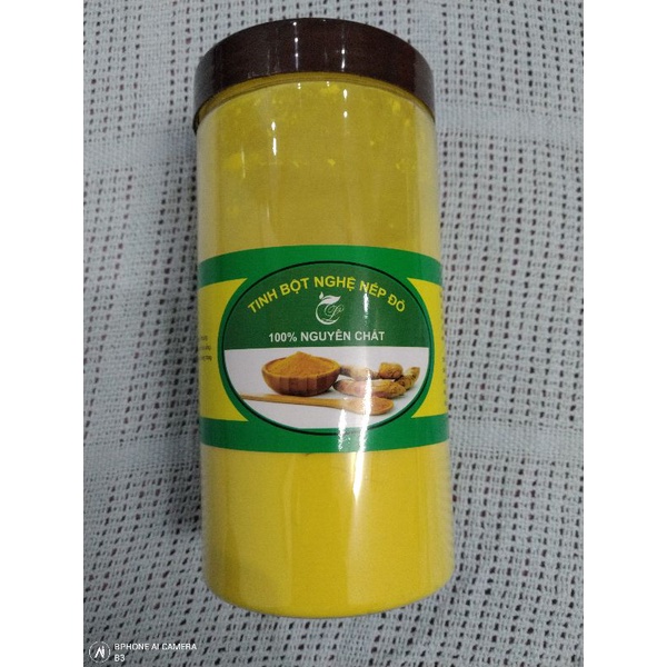 tinh bột nghệ nếp đỏ nguyên chất (500g)