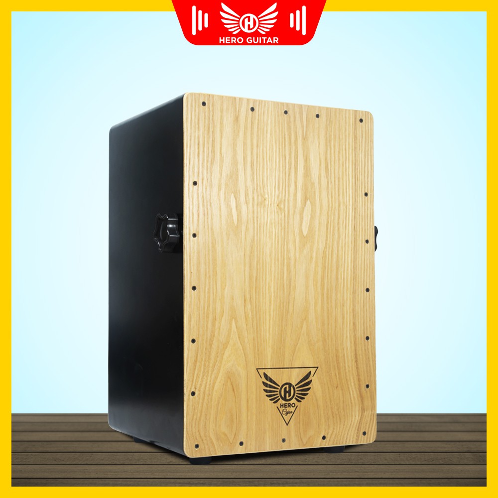 Trống cajon loại tốt (có tay vặn điều chỉnh âm thanh) sale sốc- Hero guitar Đà Nẵng