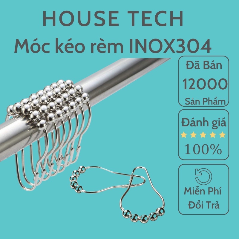 Móc kéo rèm tiện dụng giá rẻ không gỉ | BigBuy360 - bigbuy360.vn