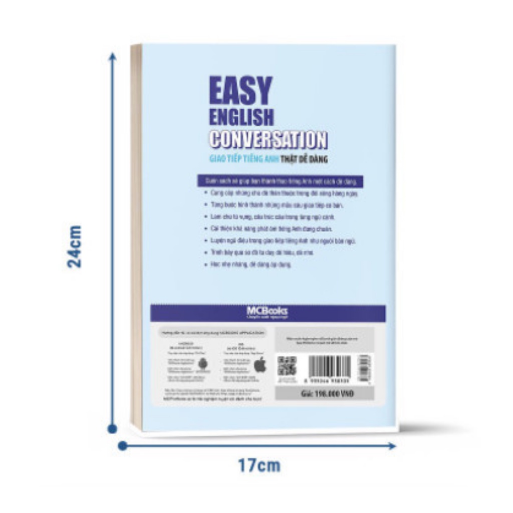 Sách - Easy English Conversation – Giao tiếp tiếng Anh thật dễ dàng - Học Kèm App Online